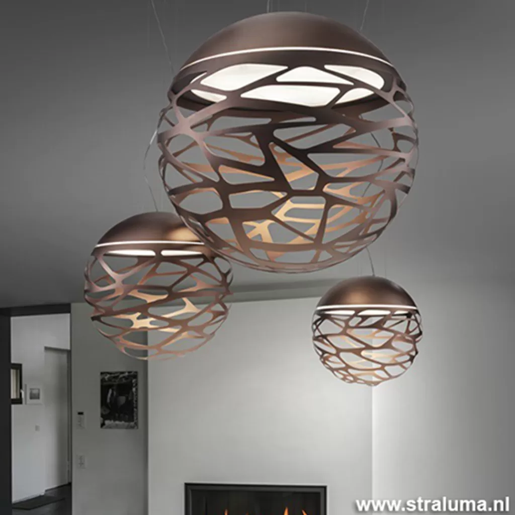 Hanglamp Kelly Sphere brons 40cm>Straluma Hot