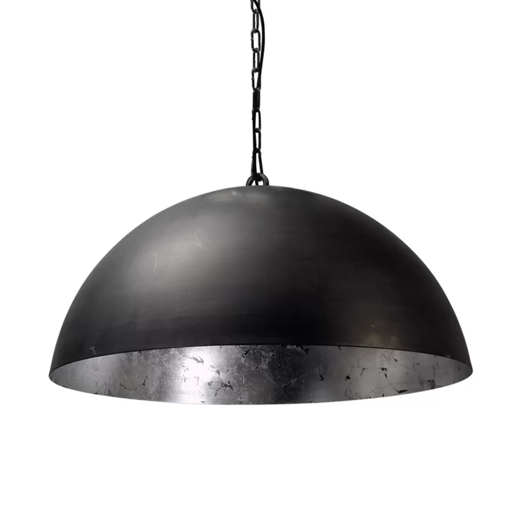 Hanglamp koepel 60cm gunmetal/silverleaf>Straluma Hot