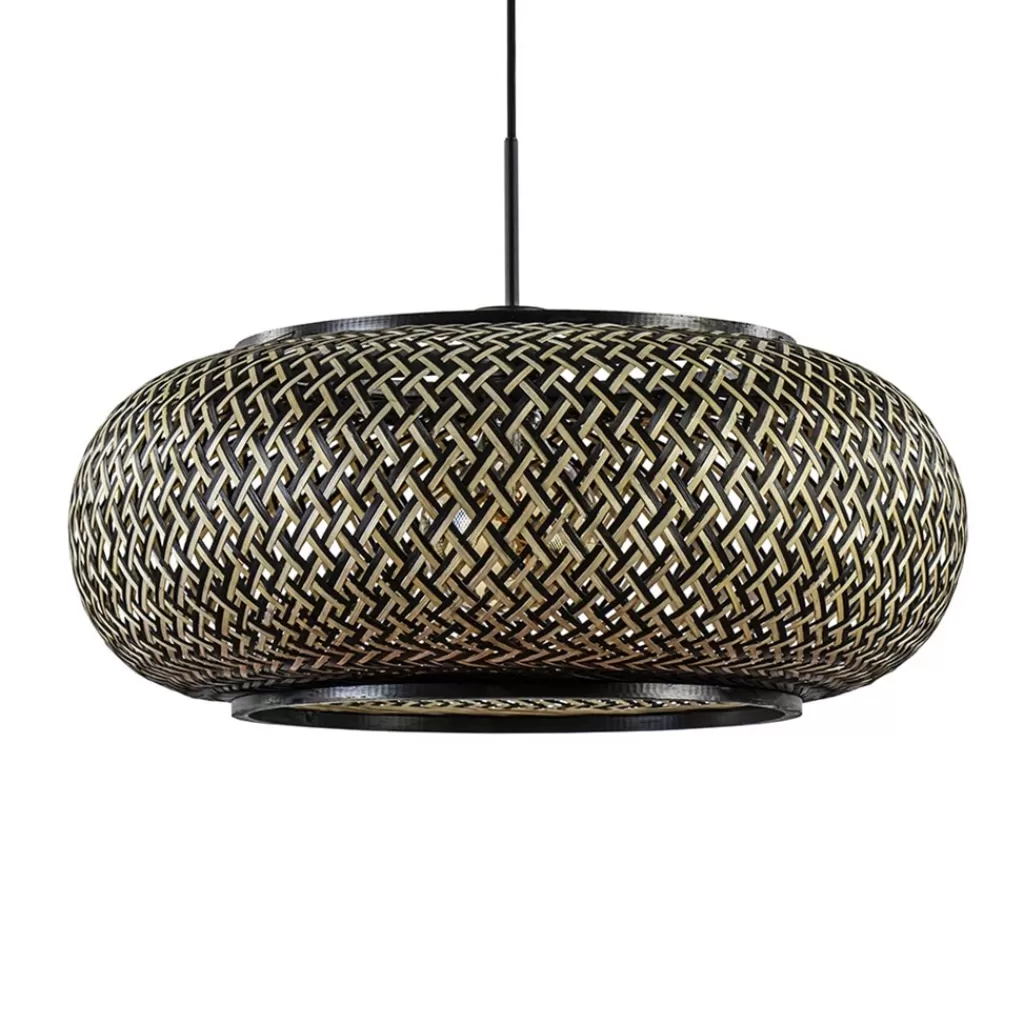 Hanglamp Maze bamboe/zwart 60cm>Straluma Hot