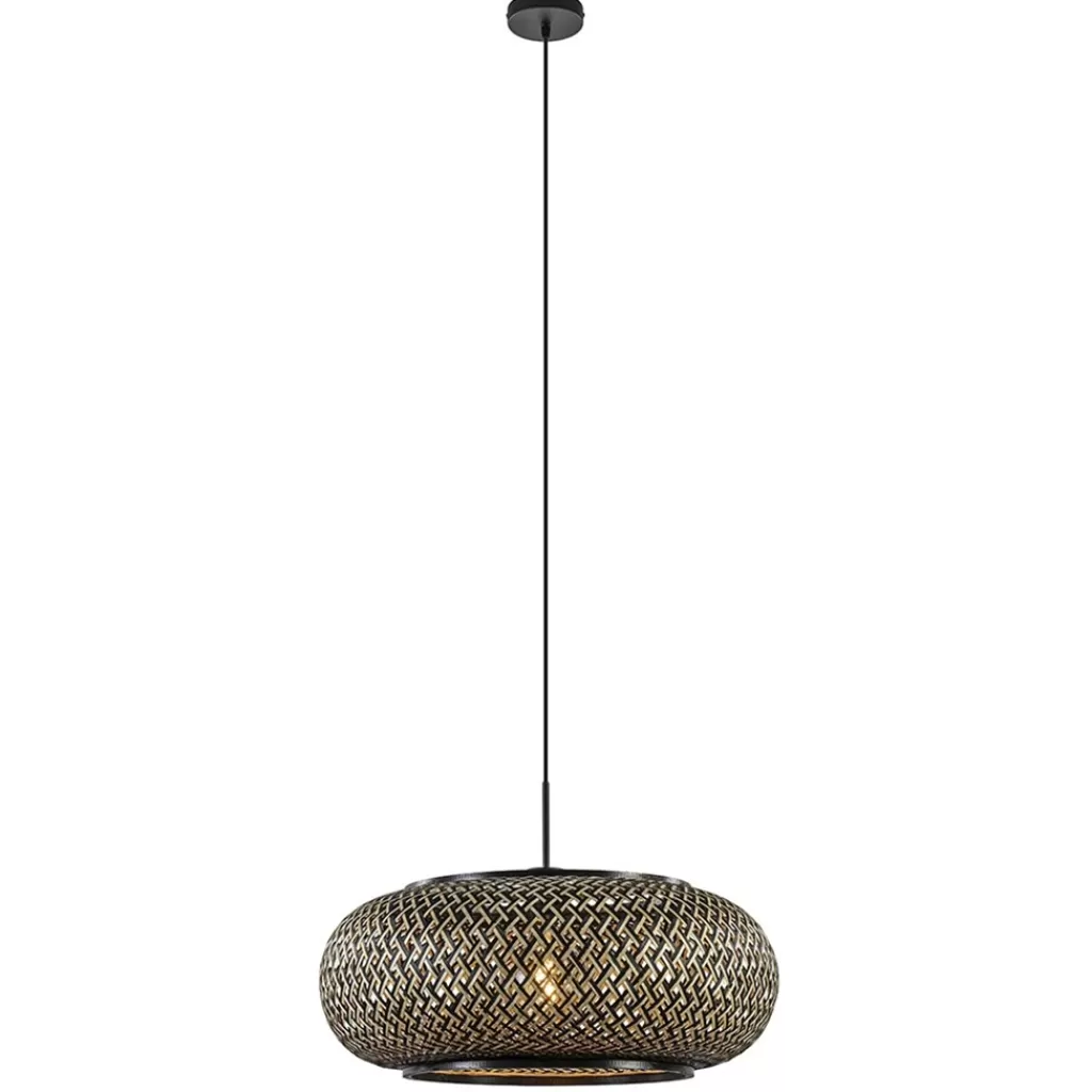 Hanglamp Maze bamboe/zwart 60cm>Straluma Hot