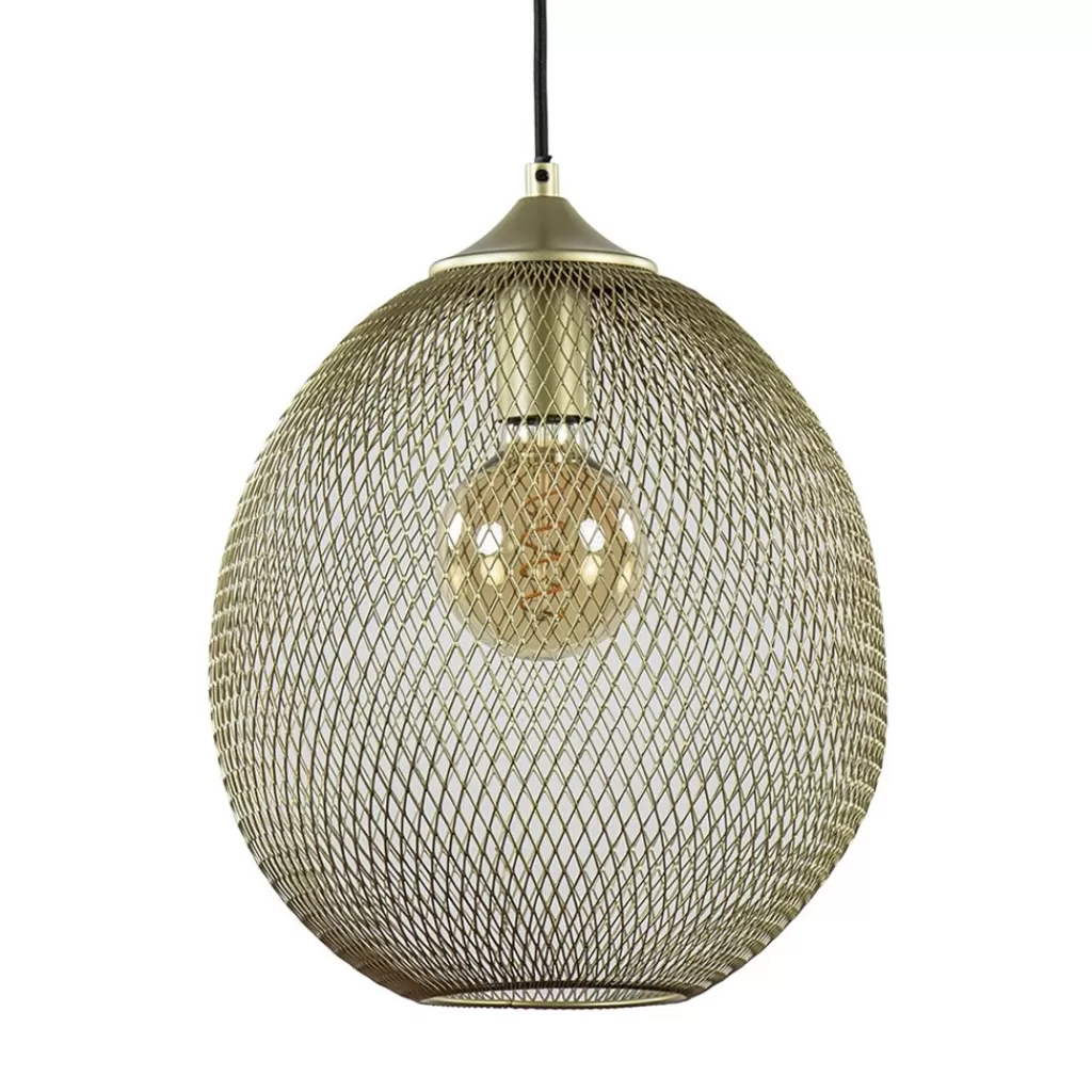 Hanglamp Moroc goud 30cm>Straluma Discount