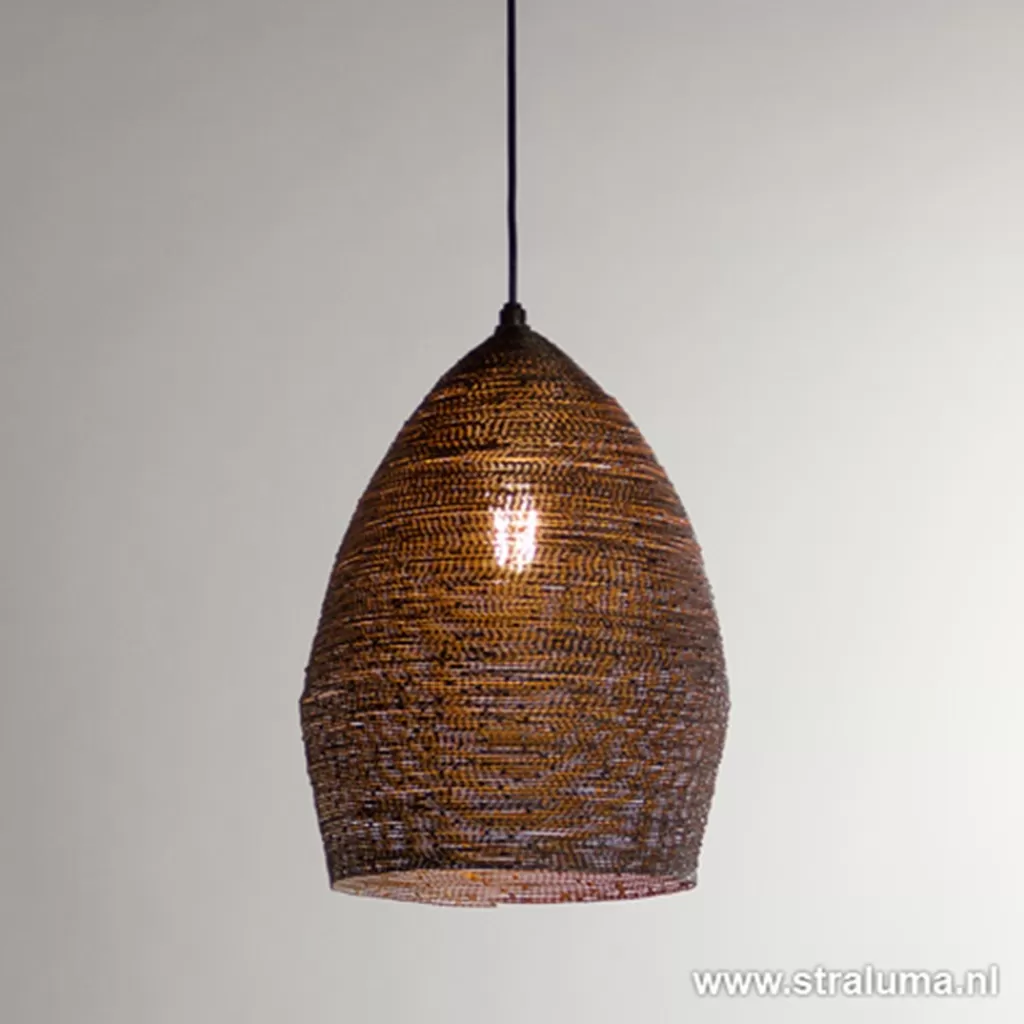 Hanglamp Nayla zwart/matgoud>Straluma Discount