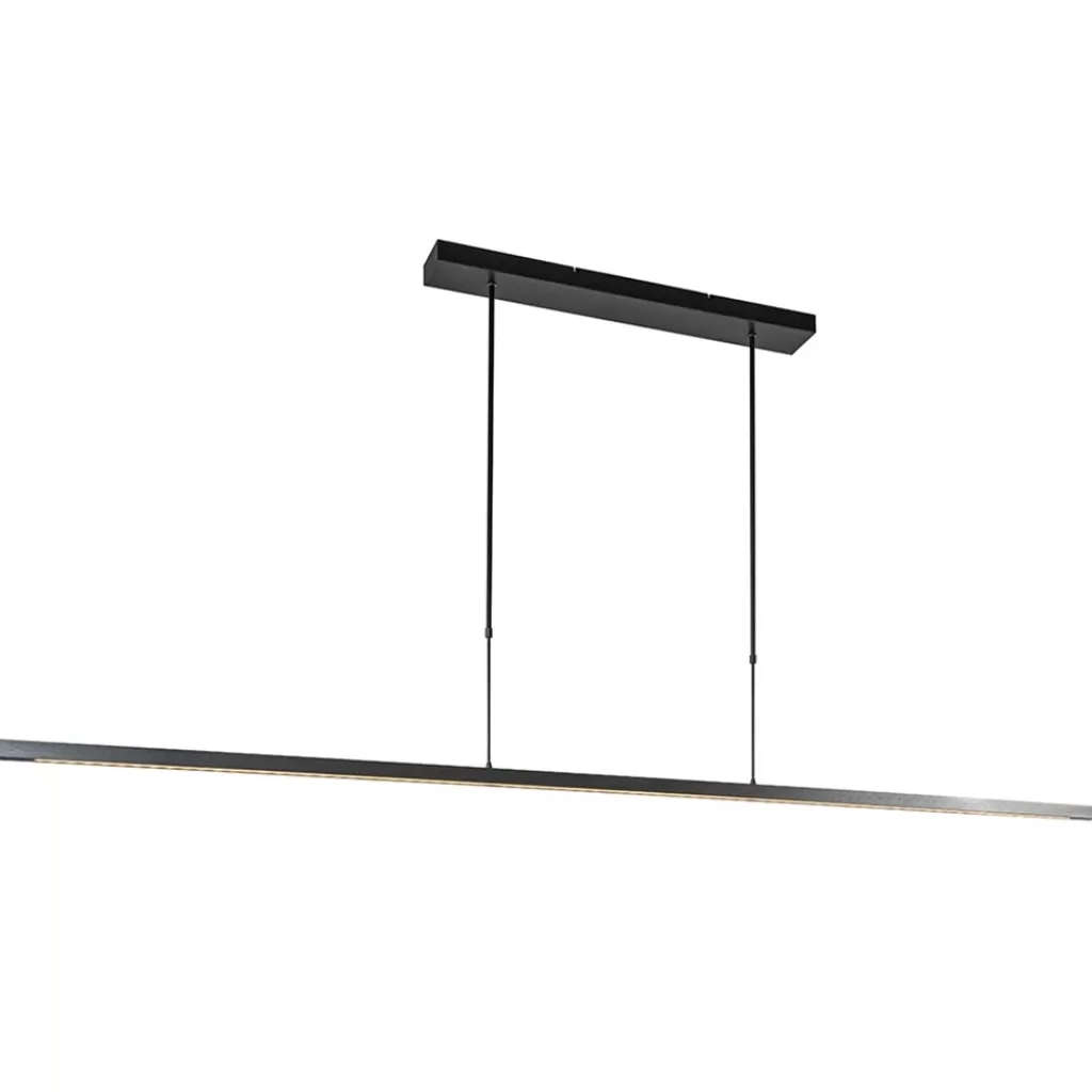 Hanglamp Real zwart up+down 2xpush dtw>Straluma Fashion