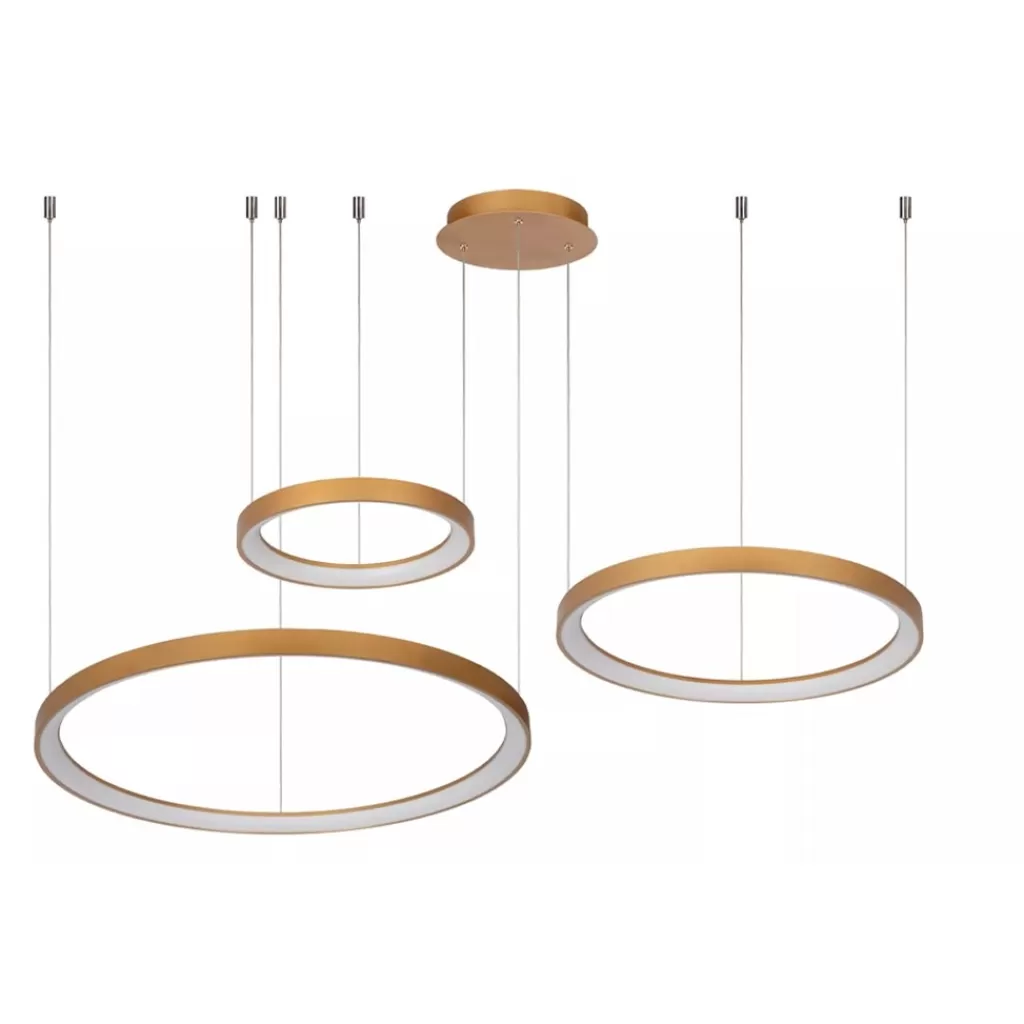 Hanglamp Vidal 3 ringen matgoud>Straluma Best Sale