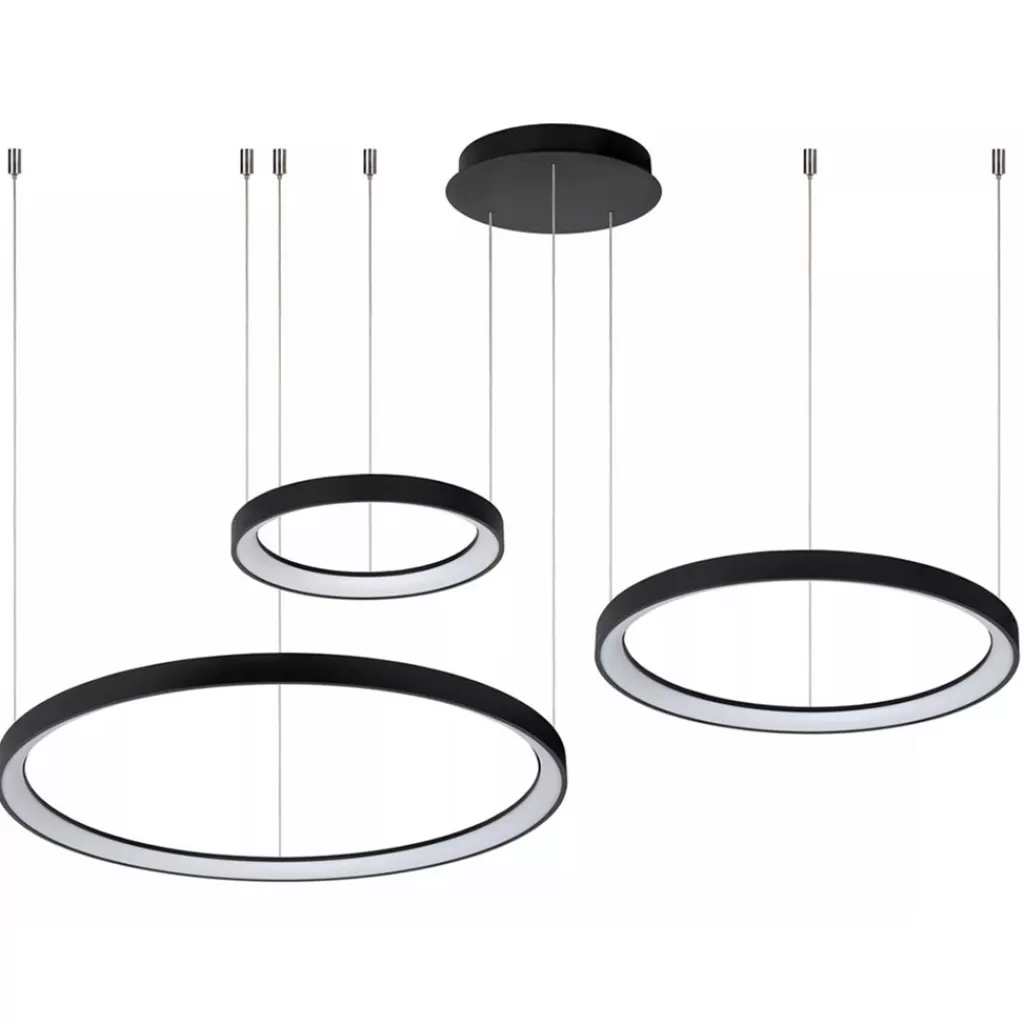 Hanglamp Vidal 3 ringen zwart>Straluma Cheap