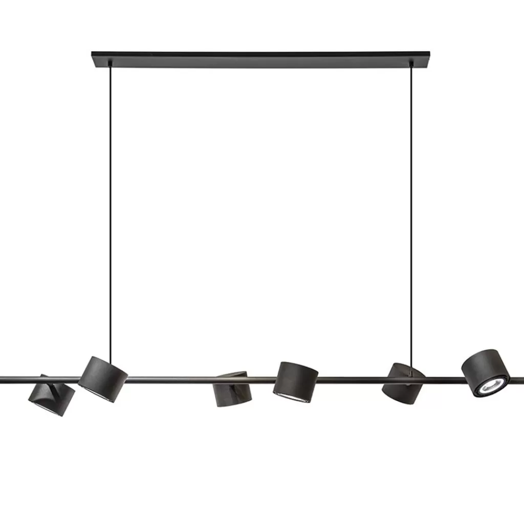 Hanglamp zwart 6L spot incl. gu10-111>Straluma Fashion