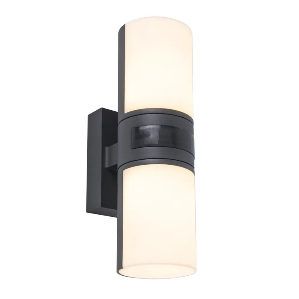 LED buitenlamp cilinder draaibaar inclusief bewegingssensor>Straluma New