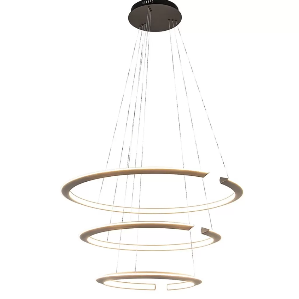 LED hanglamp ringen mat zwart>Straluma New