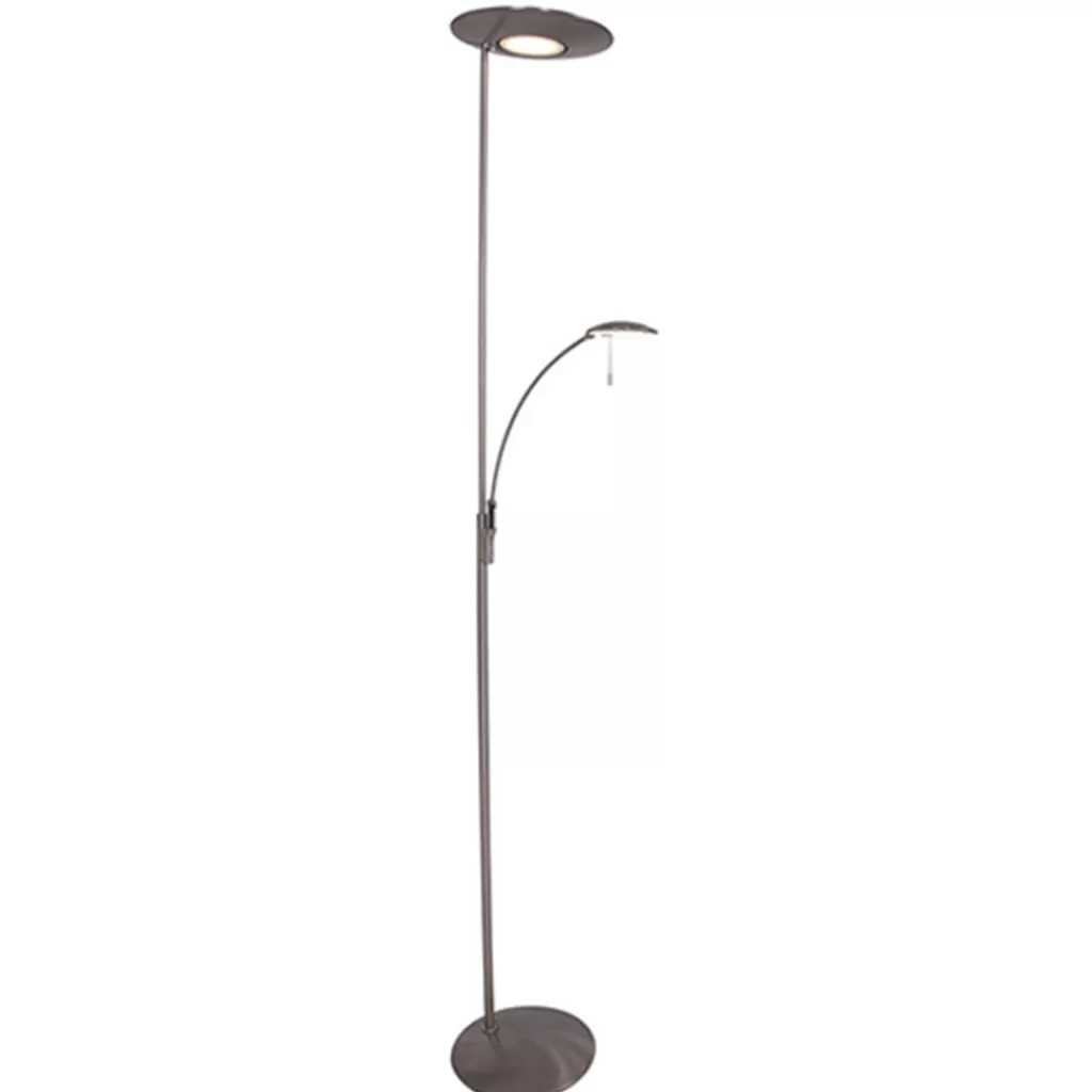 LED staande lamp-uplighter staal-dimbaar>Straluma Sale