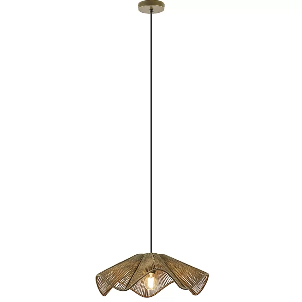 Light and Living hanglamp Fodara jute naturel>Straluma Outlet