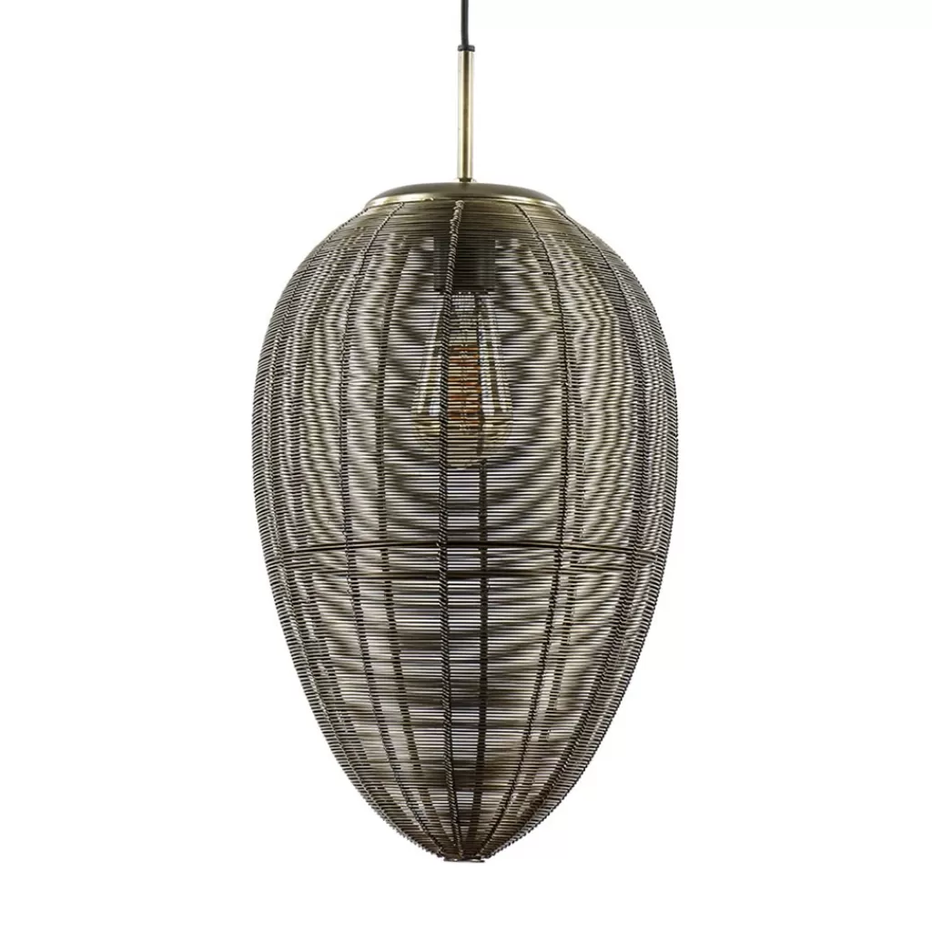 Light and Living hanglamp Yaelle antiek brons met zwart>Straluma Shop