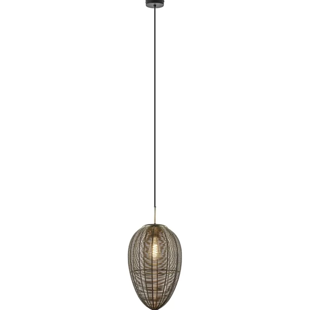 Light and Living hanglamp Yaelle antiek brons met zwart>Straluma Shop