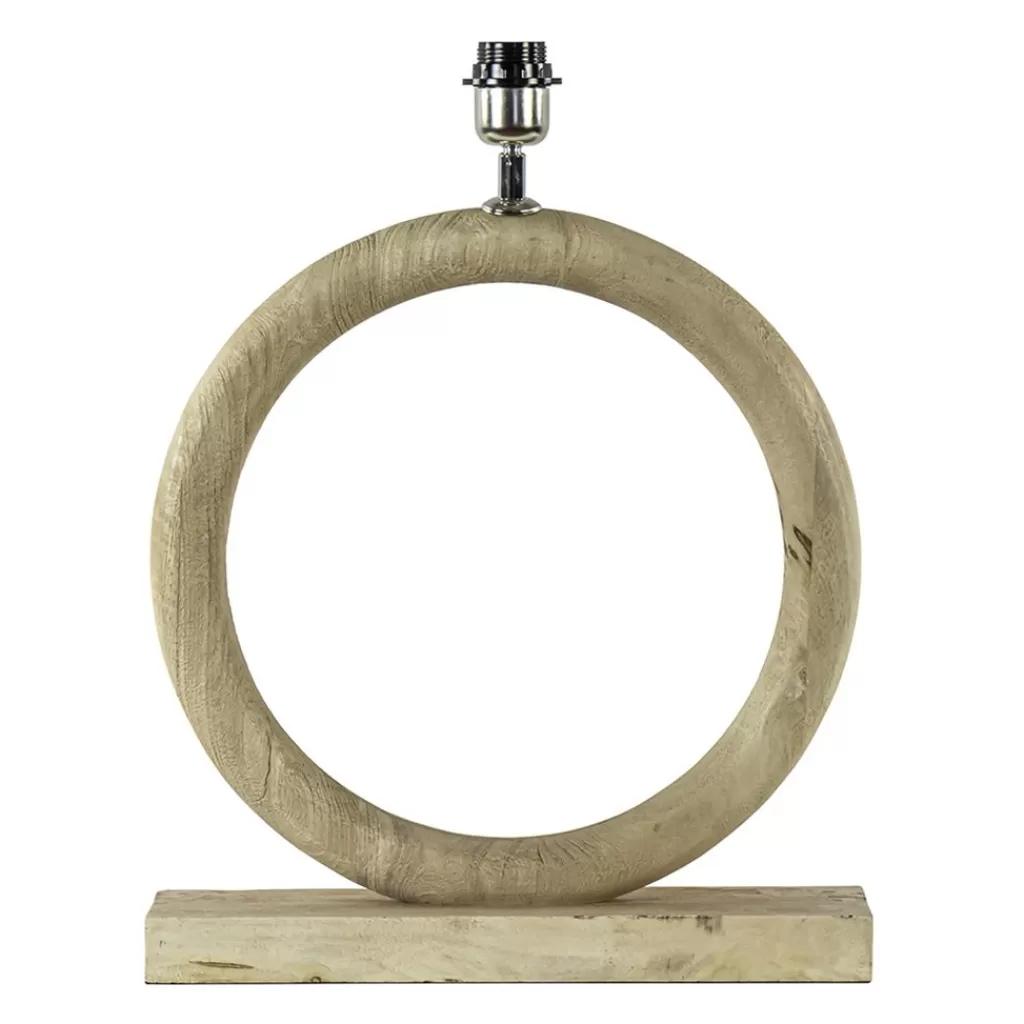 Light and Living lampvoet Nubia hout naturel>Straluma Sale