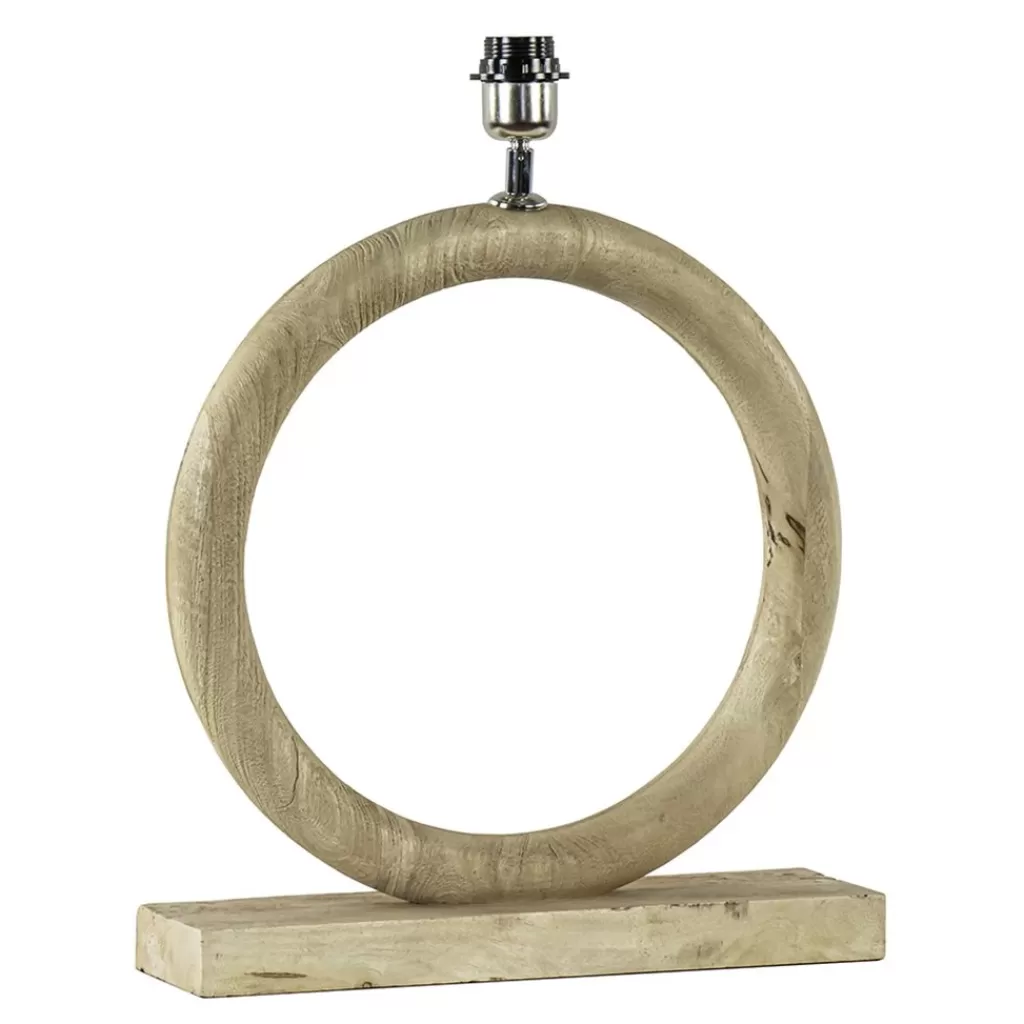 Light and Living lampvoet Nubia hout naturel>Straluma Sale