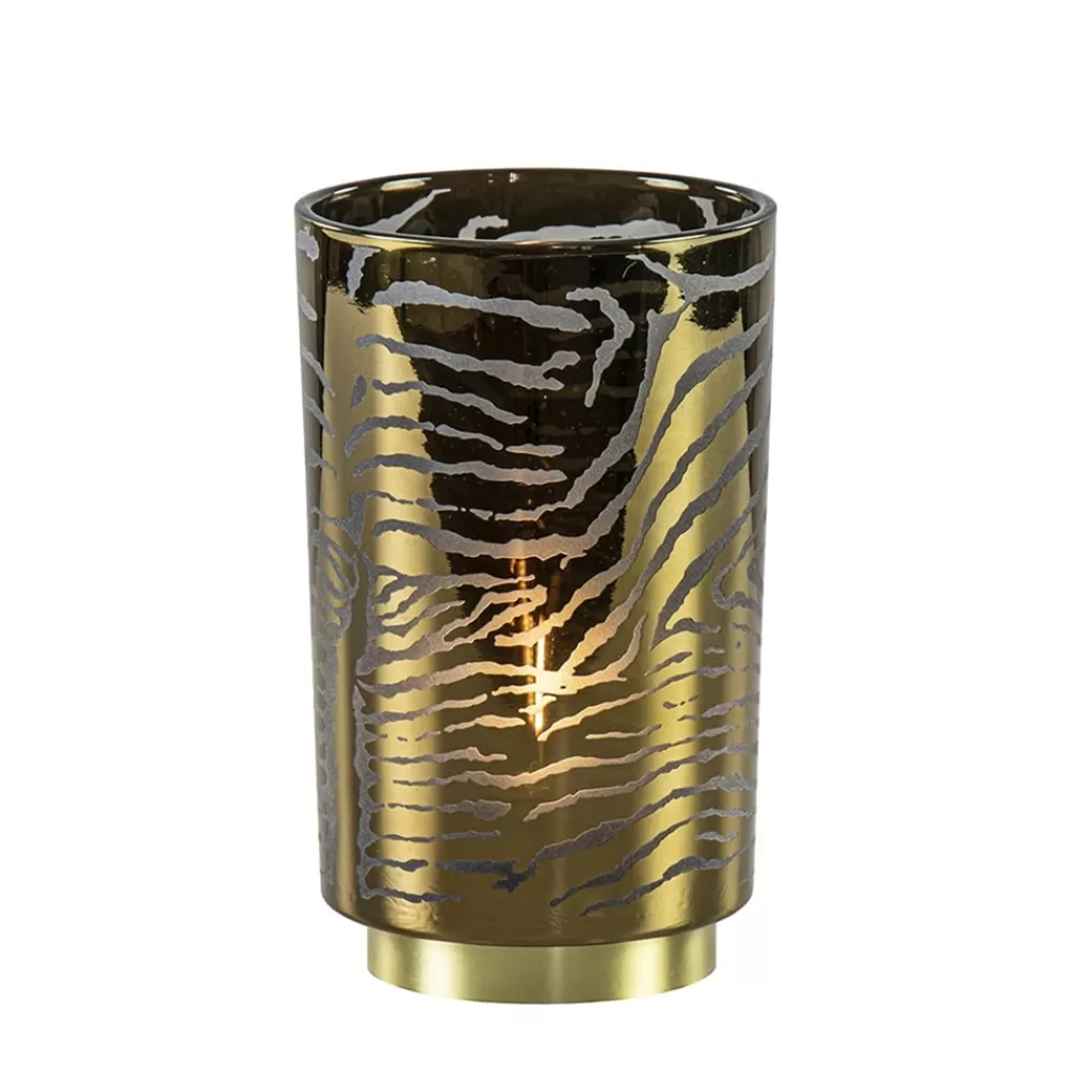 Light and living tafellamp grijs goud op batterijen Zebra>Straluma Flash Sale