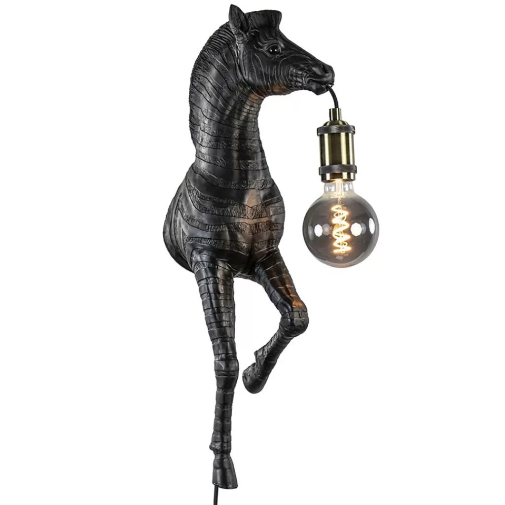 Light and Living wandlamp Zebra mat zwart>Straluma Store