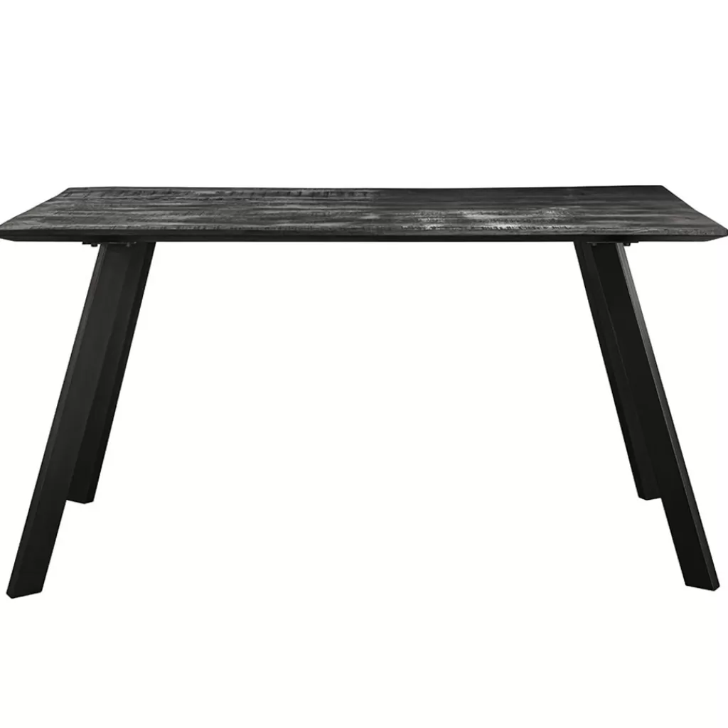 Mango houten eettafel 140x80 cm zwart>Straluma Flash Sale