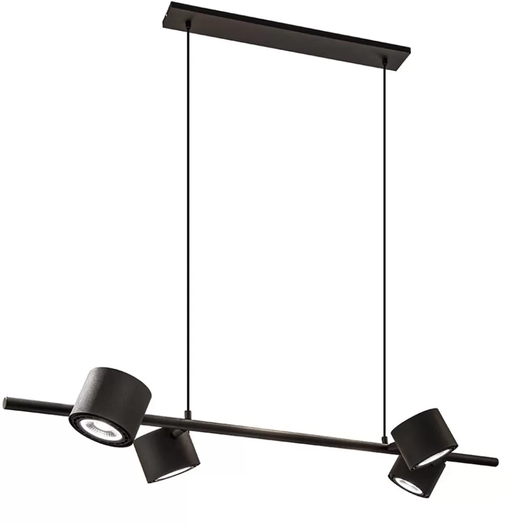 Moderne 4-lichts hanglamp inclusief verstelbare LED spots>Straluma Discount