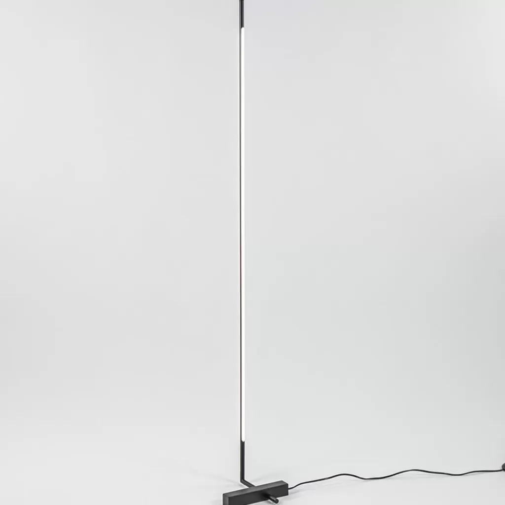 Moderne design vloerlamp zwart inclusief dimbaar LED>Straluma Best Sale