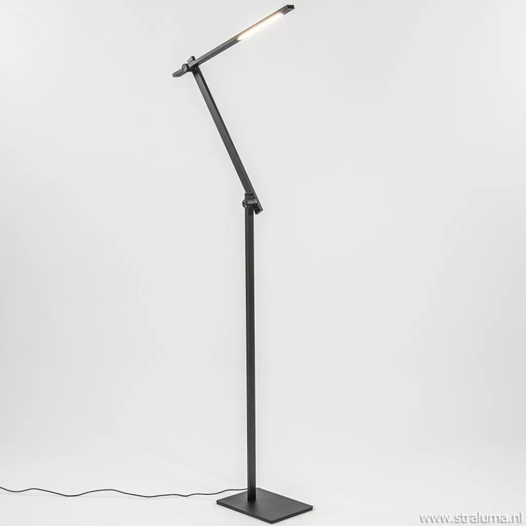 Moderne design vloer/leeslamp met dimbaar LED>Straluma Cheap