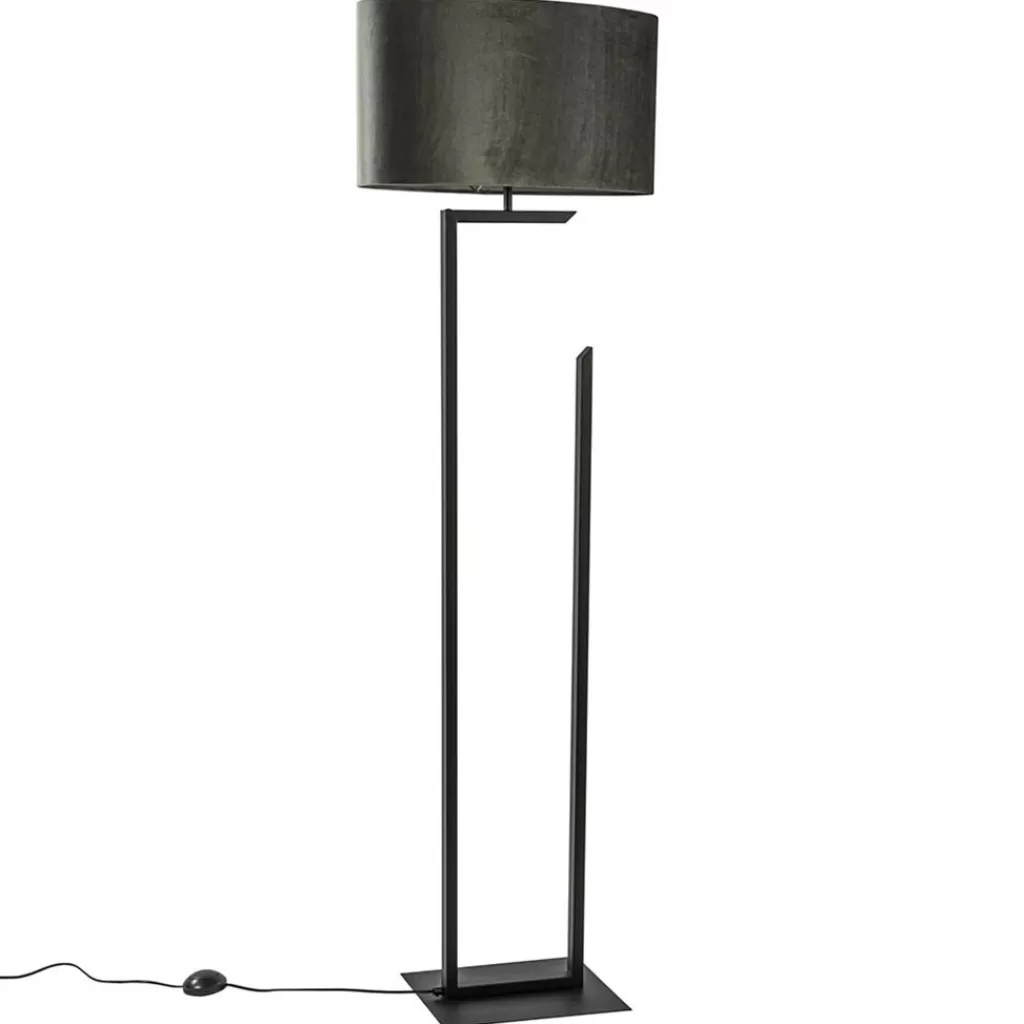 Moderne lampvoet/vloerlamp zwart excl. kap>Straluma Store