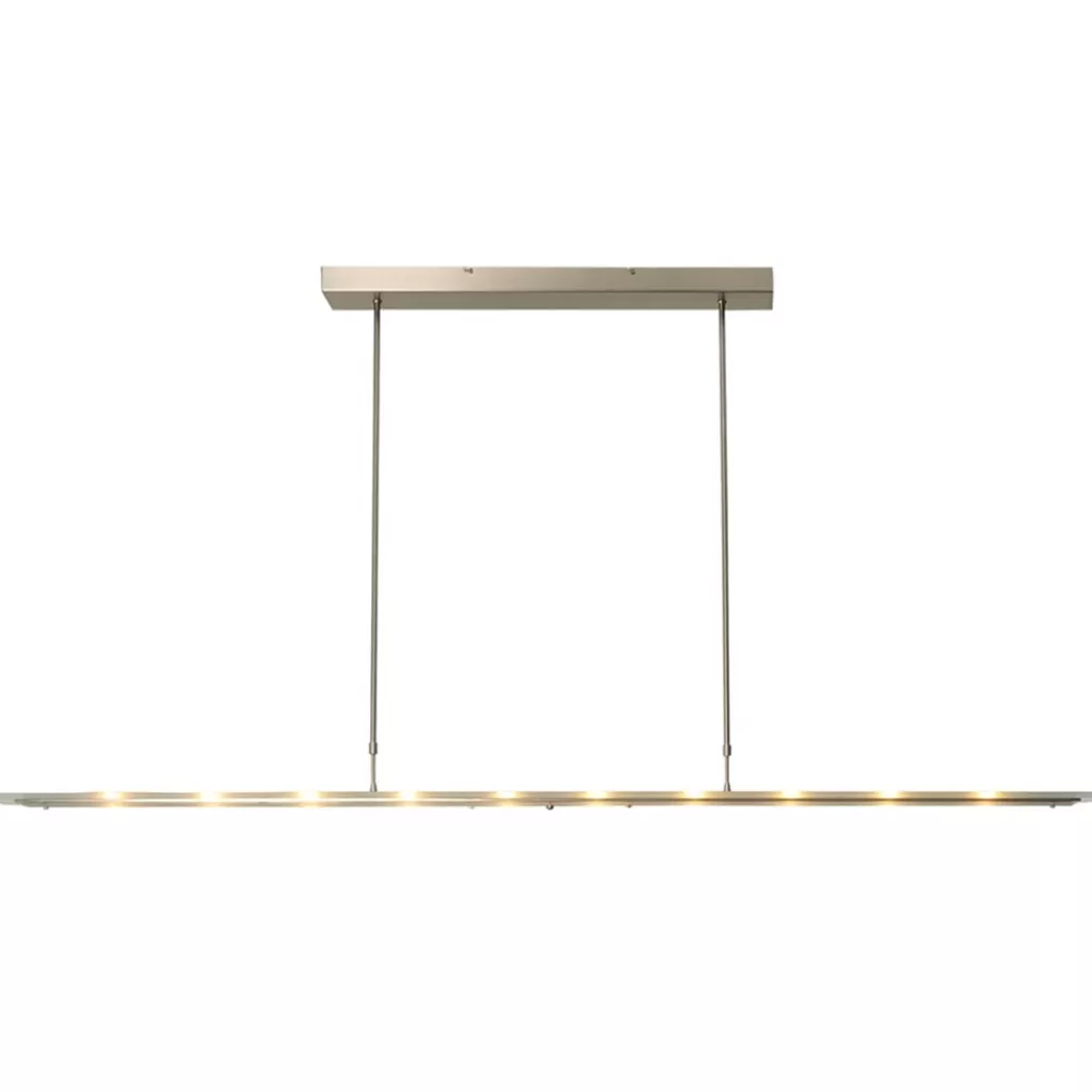 Moderne LED hanglamp nikkel met helder glas>Straluma Shop