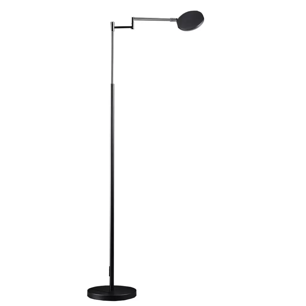 Moderne LED leeslamp vloerlamp zwart dimbaar>Straluma Online