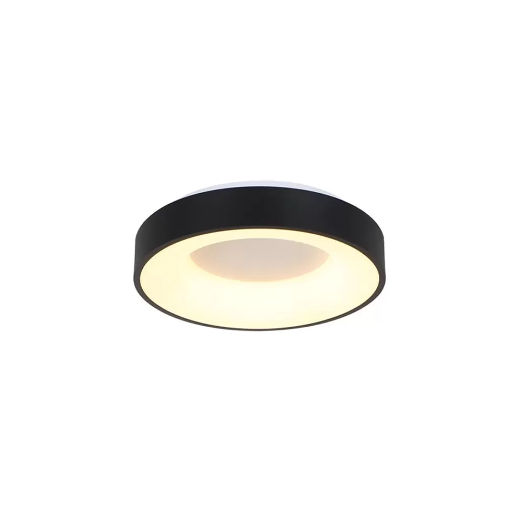 Moderne LED plafonnière zwart rond 30 cm>Straluma Best Sale