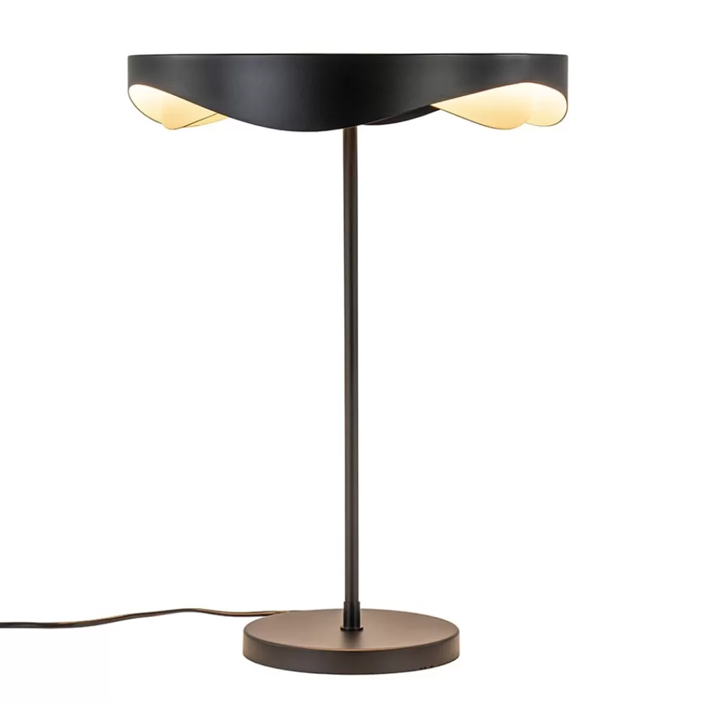 Moderne LED tafellamp zwart met goud dimbaar>Straluma Discount