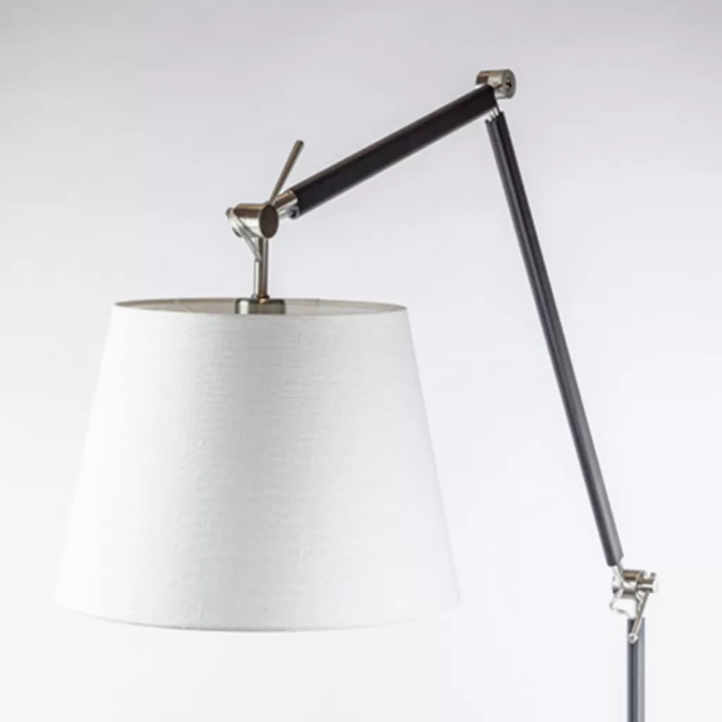 Moderne staande lamp staal met zwart>Straluma Clearance