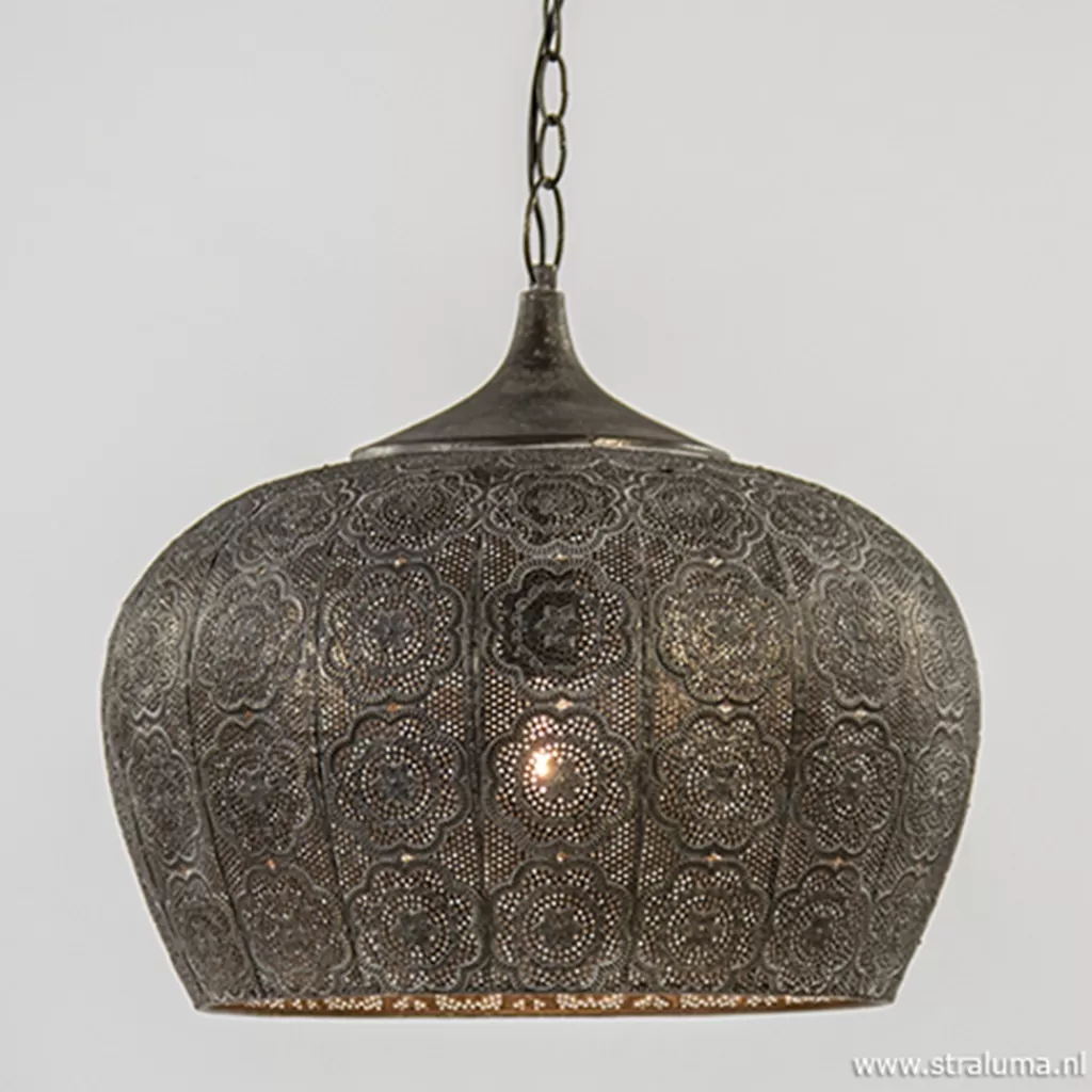 Oosterse hanglamp Emine goud/bruin>Straluma Store