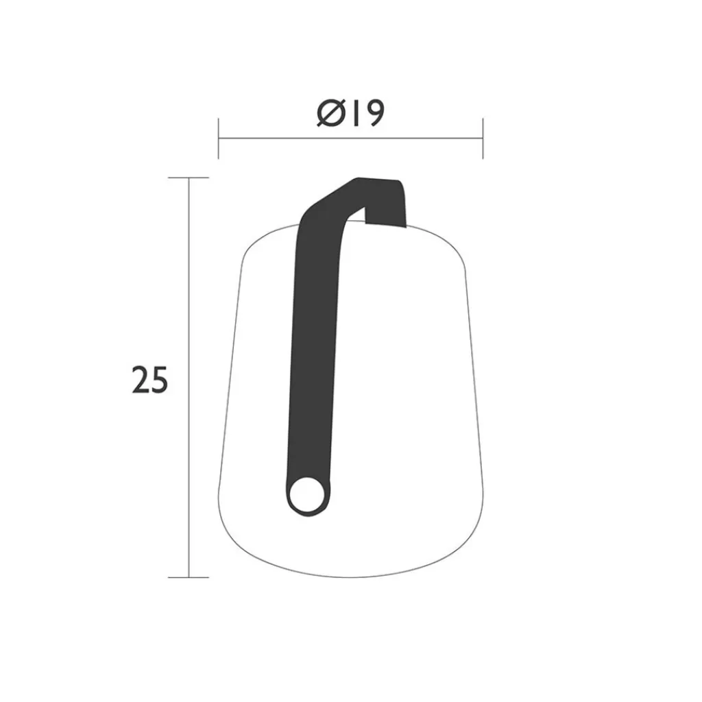 Oplaadbare buitenlamp IP44 antraciet>Straluma Outlet