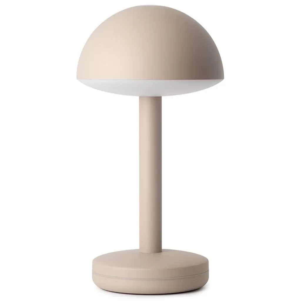 Oplaadbare LED tafellamp beige>Straluma Outlet