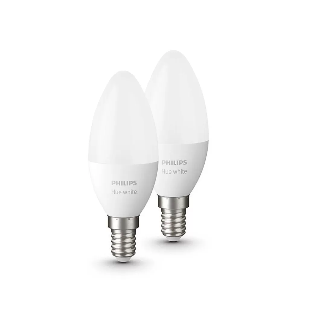 Philips Hue e14 kaars mat 2-pack 2700k>Straluma Hot