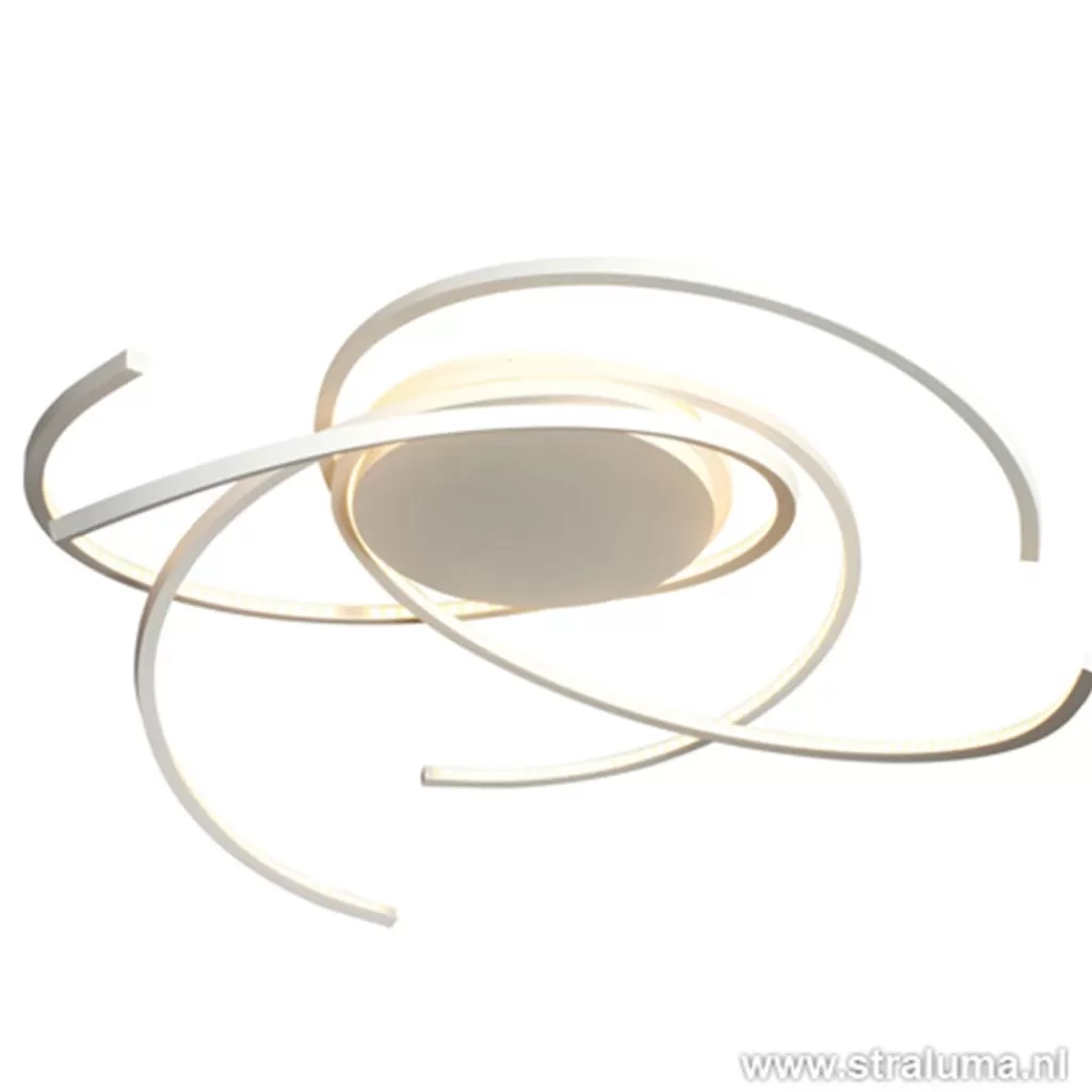 Plafondlamp bogen speels wit 80cm>Straluma New