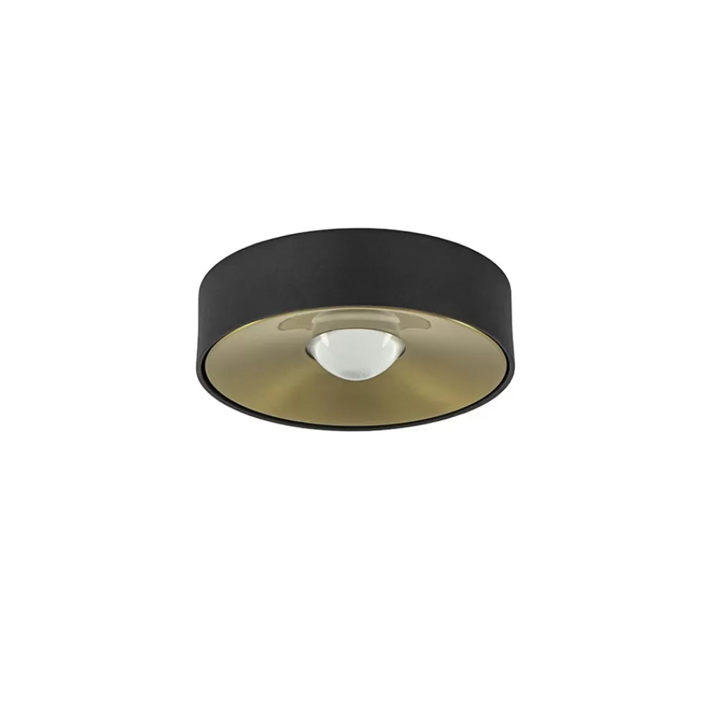 Plafondlamp Bright 15 zwart/matgoud>Straluma Best Sale