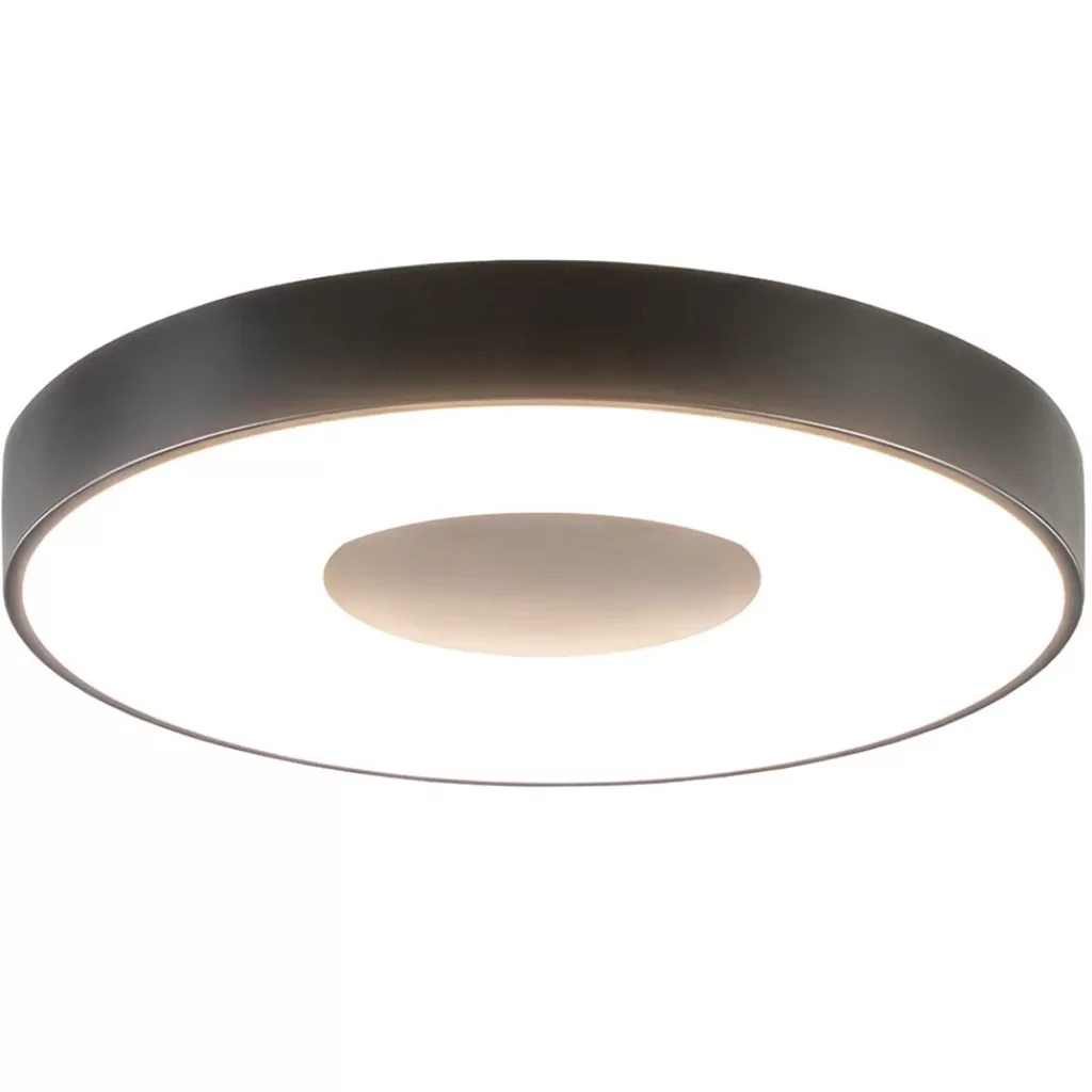 Plafondlamp Coin rond 50cm zwart CCT>Straluma Outlet