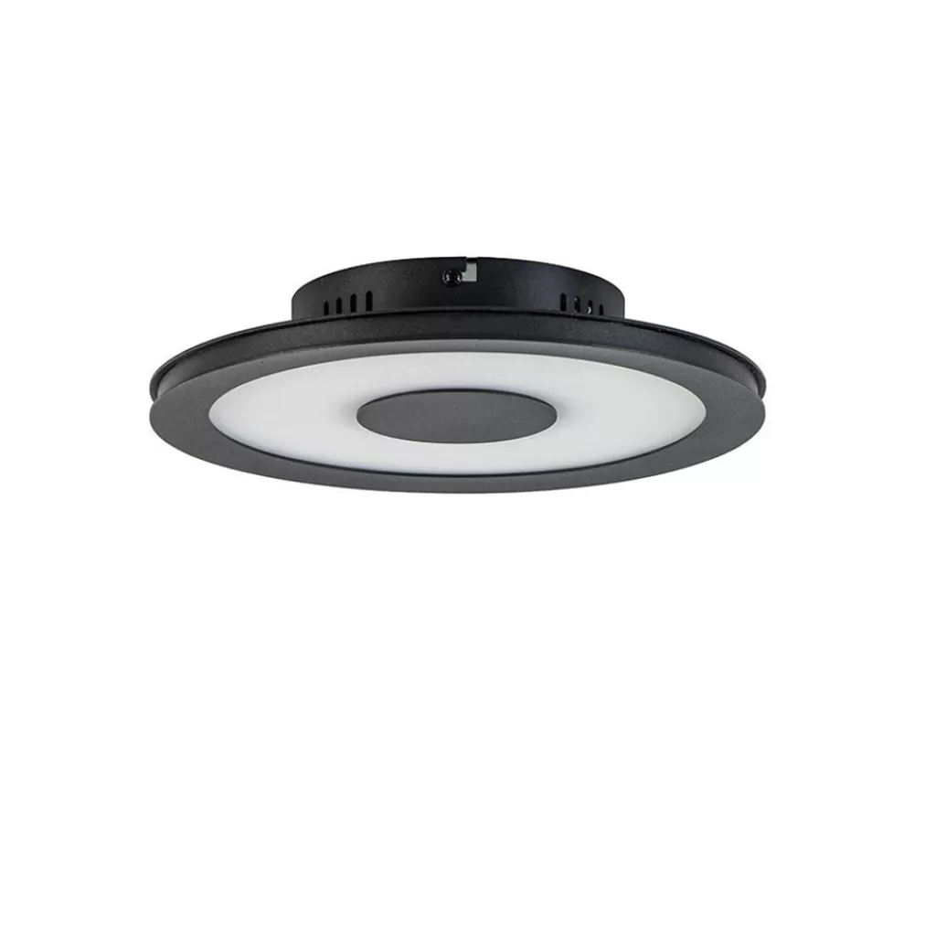 **Plafondlamp disc 26cm zwart 3-step dim>Straluma Sale