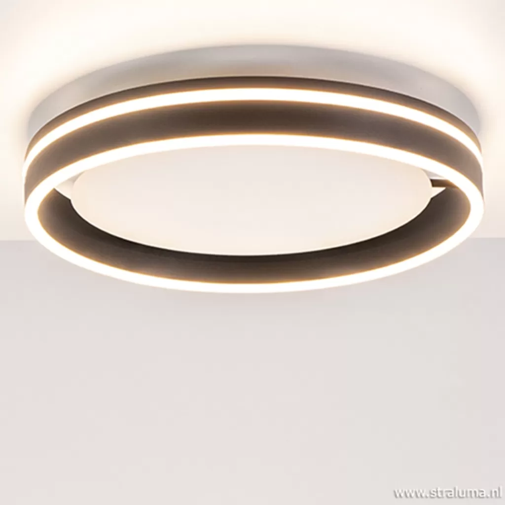 Plafondlamp Led Cirkel zwart/wit>Straluma Hot