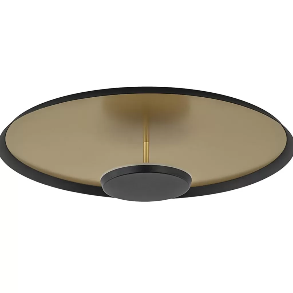 Plafondlamp Oro 45cm zwart/matgoud>Straluma Clearance