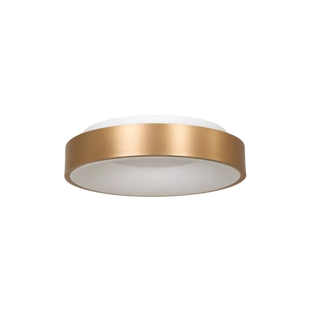 Plafondlamp Ringlede 30cm matgoud>Straluma Shop