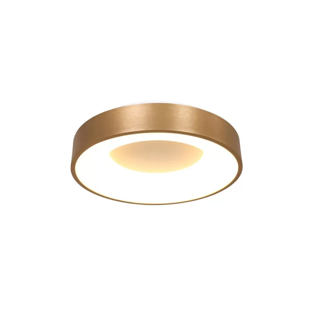 Plafondlamp Ringlede 30cm matgoud>Straluma Shop