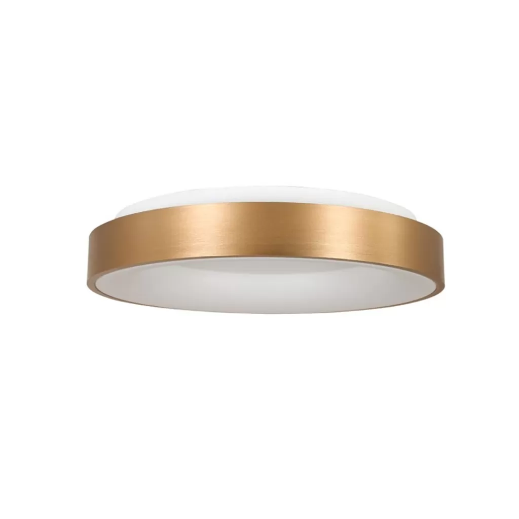 Plafondlamp Ringlede 38cm matgoud>Straluma Shop