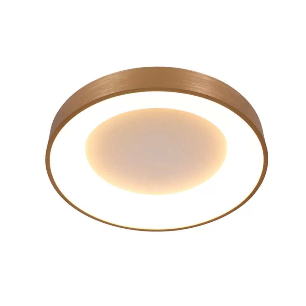 Plafondlamp Ringlede 38cm matgoud>Straluma Shop