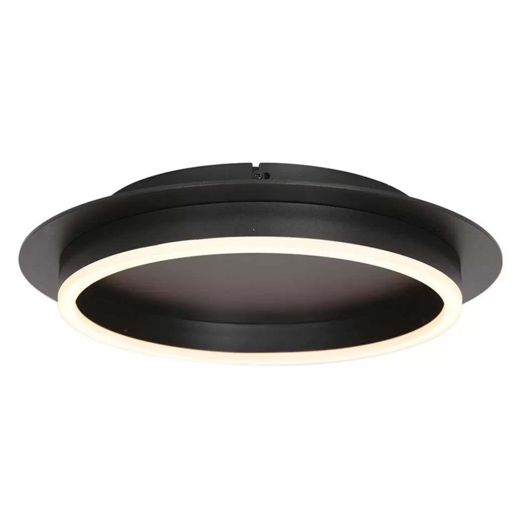 Plafondlamp Ringlux zwart>Straluma Outlet