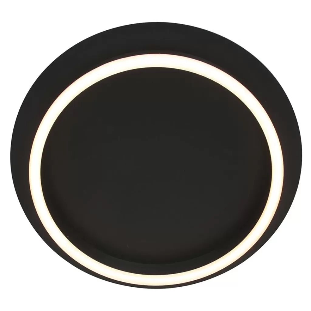 Plafondlamp Ringlux zwart>Straluma Outlet