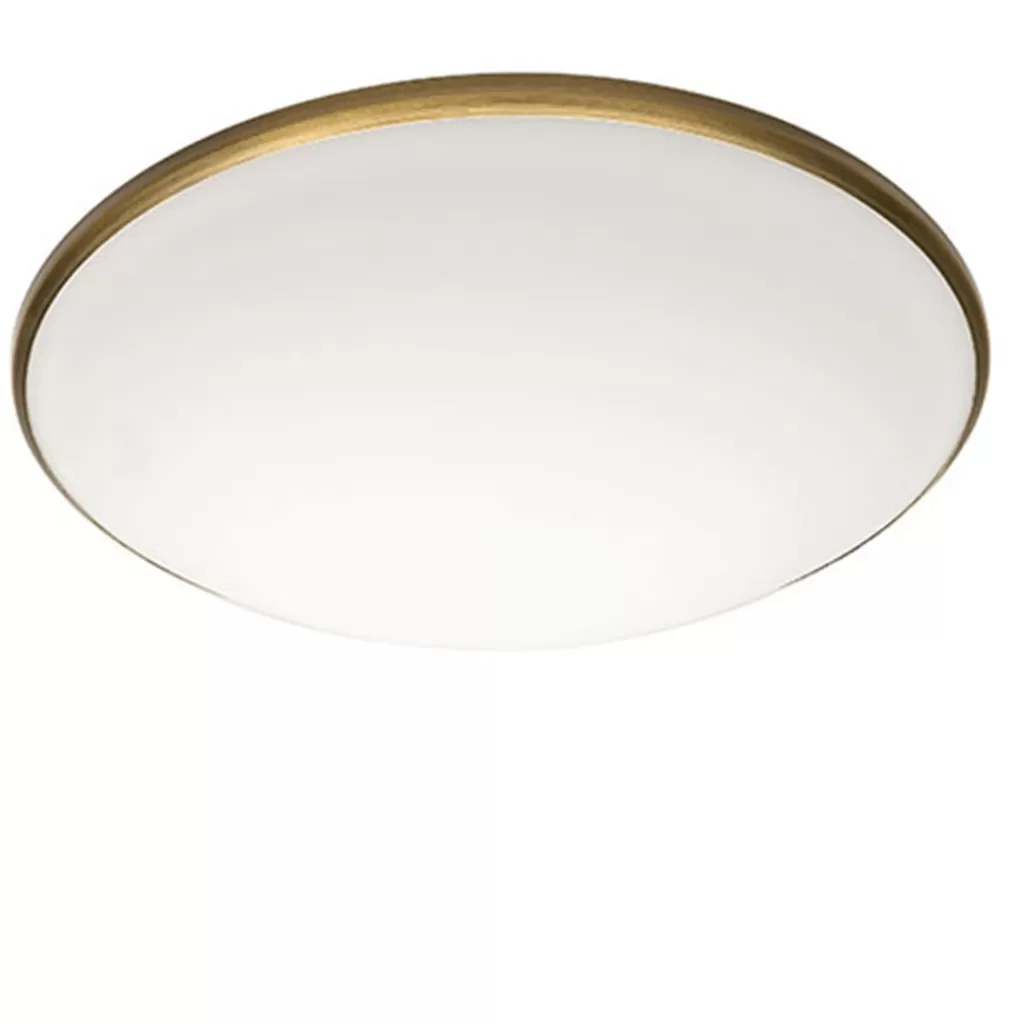 Plafonnière Art rond brons 35 cm>Straluma Cheap