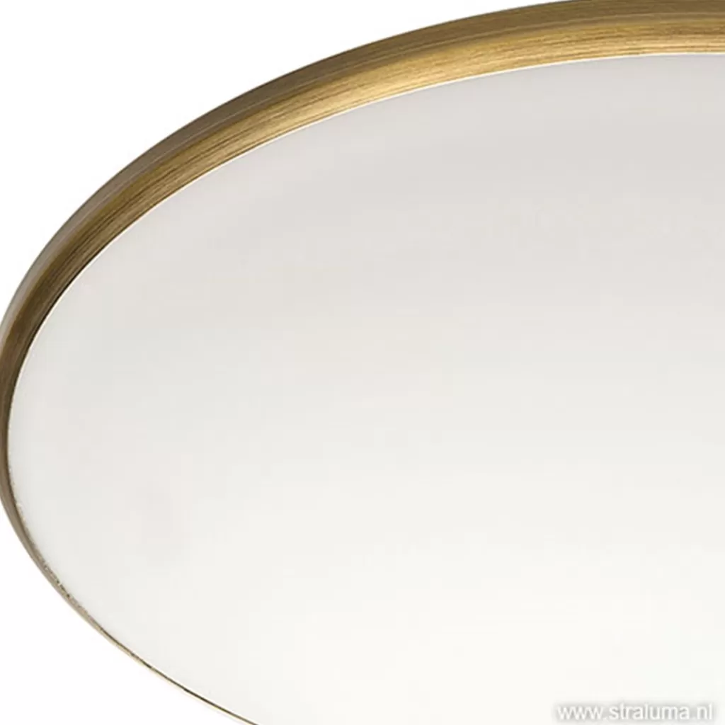 Plafonnière Art rond brons 35 cm>Straluma Cheap