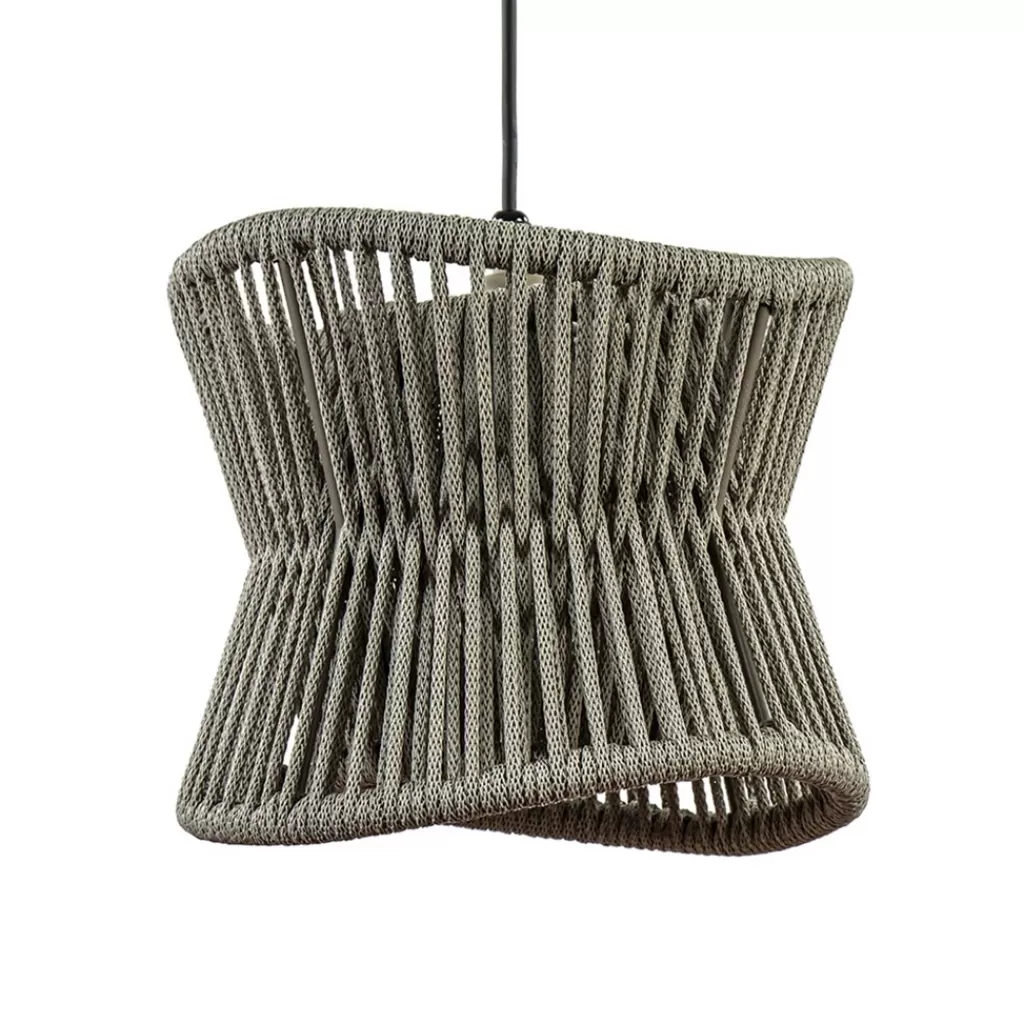 Ronde buiten hanglamp donker beige IP44>Straluma Best