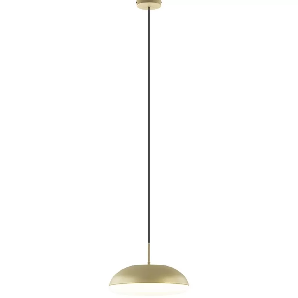 Ronde koepel hanglamp goud met witte kap>Straluma Flash Sale